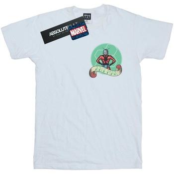 Abbigliamento Bambina T-shirts a maniche lunghe Marvel Ant-Man Tattoo Breast Print Bianco