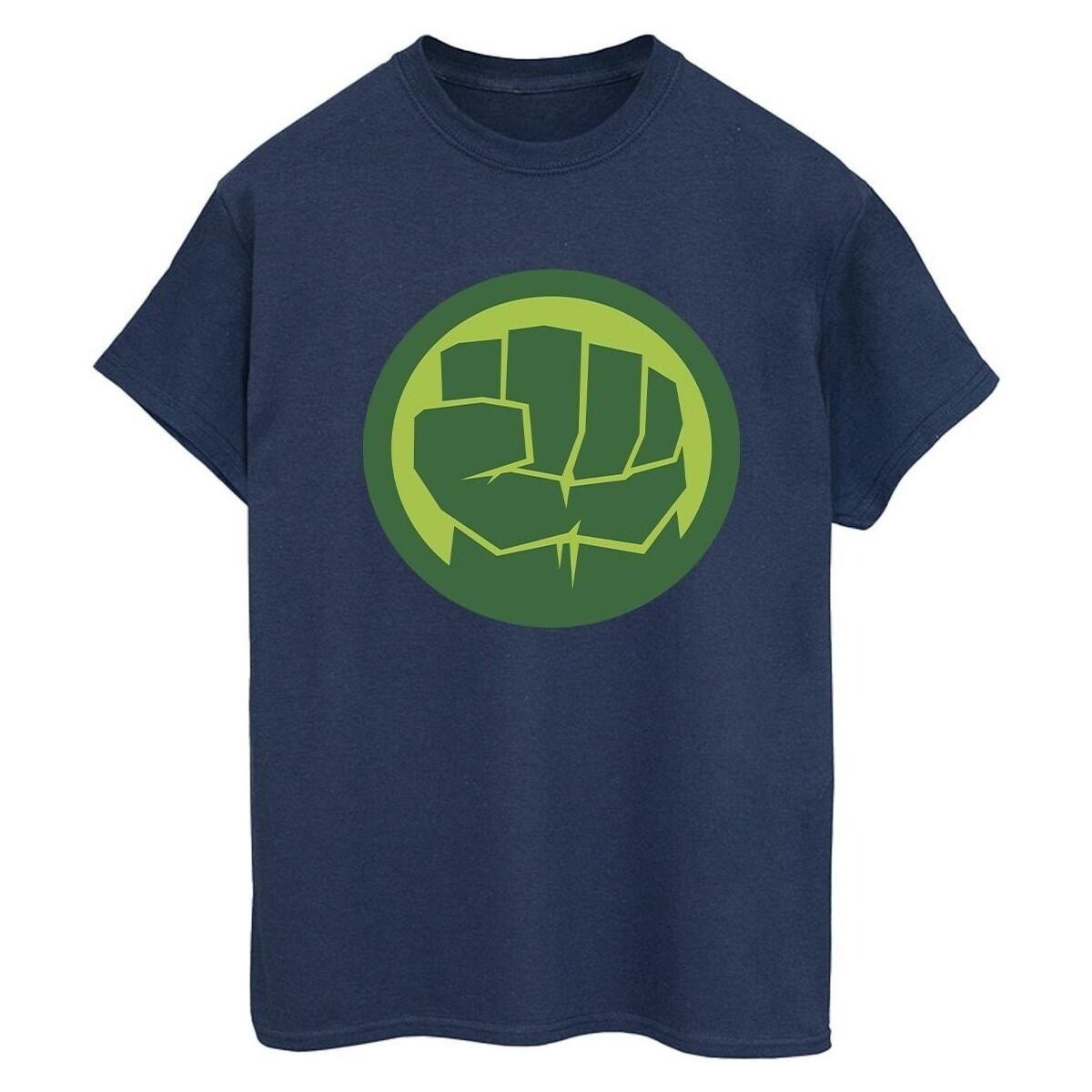 Abbigliamento Donna T-shirts a maniche lunghe Marvel Hulk Chest Logo Blu