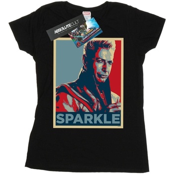 Abbigliamento Donna T-shirts a maniche lunghe Marvel Thor Ragnarok Grandmaster Sparkle Nero