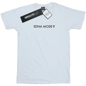 Abbigliamento Bambina T-shirts a maniche lunghe Disney The Incredibles Edna Mode Bianco