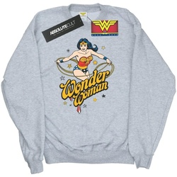 Abbigliamento Uomo Felpe Dc Comics Wonder Woman Stars Grigio