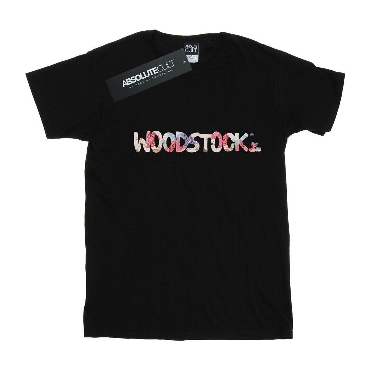 Abbigliamento Donna T-shirts a maniche lunghe Woodstock Logo Floral Nero