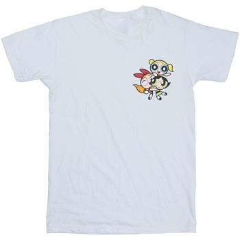 Abbigliamento Donna T-shirts a maniche lunghe The Powerpuff Girls BI51016 Bianco