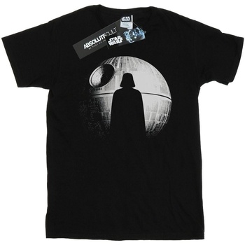 Abbigliamento Bambino T-shirt maniche corte Disney Rogue One Death Star Vader Silhouette Nero