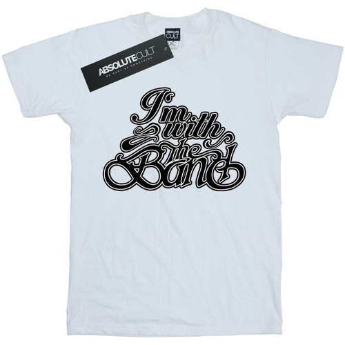 Abbigliamento Bambina T-shirts a maniche lunghe The Band I'm With Bianco