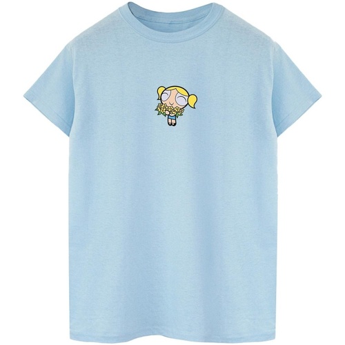 Abbigliamento Donna T-shirts a maniche lunghe The Powerpuff Girls BI51038 Blu