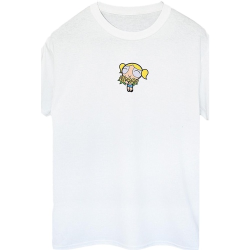 Abbigliamento Donna T-shirts a maniche lunghe The Powerpuff Girls BI51038 Bianco