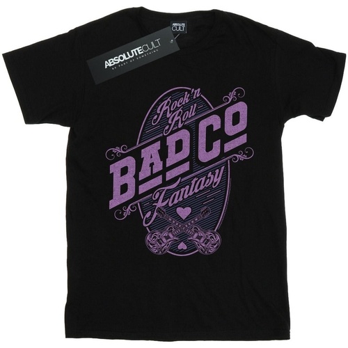 Abbigliamento Bambina T-shirts a maniche lunghe Bad Company Rock N Roll Fantasy Nero