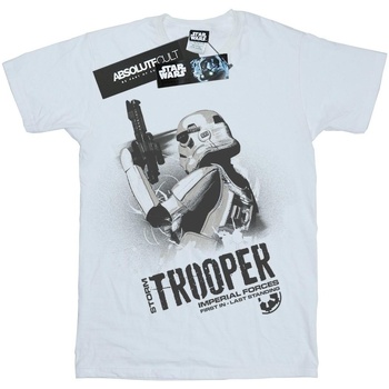 Abbigliamento Bambino T-shirt maniche corte Disney Stormtrooper Imperial Forces Bianco