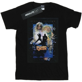 Abbigliamento Bambino T-shirt maniche corte Disney Episode VI Movie Poster Nero