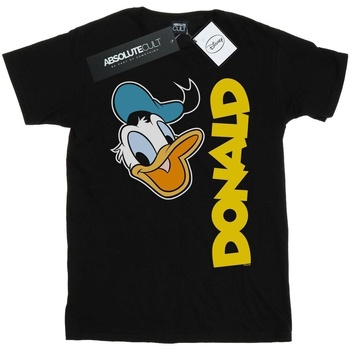 Abbigliamento Uomo T-shirts a maniche lunghe Disney Donald Duck Greetings Nero