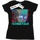 Abbigliamento Donna T-shirts a maniche lunghe Dc Comics Wonder Woman 84 Cheetah Face Nero
