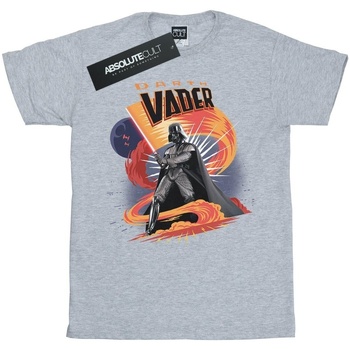 Abbigliamento Bambino T-shirt & Polo Disney Darth Vader Swirling Fury Grigio