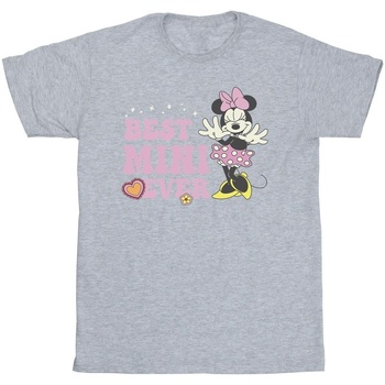 Abbigliamento Uomo T-shirts a maniche lunghe Disney Best Mini Ever Grigio