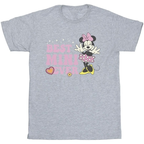 Abbigliamento Uomo T-shirts a maniche lunghe Disney Best Mini Ever Grigio