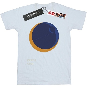 Abbigliamento Bambino T-shirt maniche corte Disney Death Star Bianco
