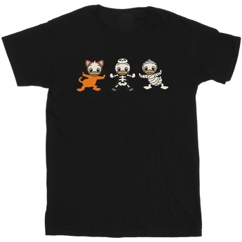Abbigliamento Uomo T-shirts a maniche lunghe Disney BI51183 Nero