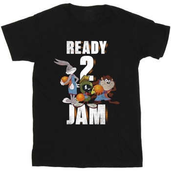 Abbigliamento Bambina T-shirts a maniche lunghe Space Jam: A New Legacy Ready 2 Jam Nero