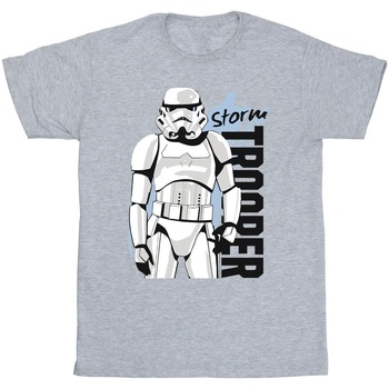 Abbigliamento Bambino T-shirt maniche corte Disney Storm Trooper Grigio