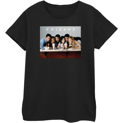 Abbigliamento Donna T-shirts a maniche lunghe Friends Group Photo Milkshakes Nero