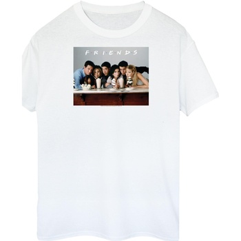 Abbigliamento Donna T-shirts a maniche lunghe Friends Group Photo Milkshakes Bianco