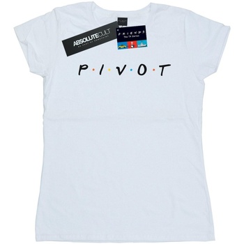 Abbigliamento Donna T-shirts a maniche lunghe Friends Pivot Logo Bianco