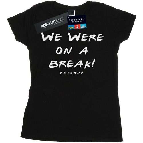Abbigliamento Donna T-shirts a maniche lunghe Friends We Were On A Break Text Nero