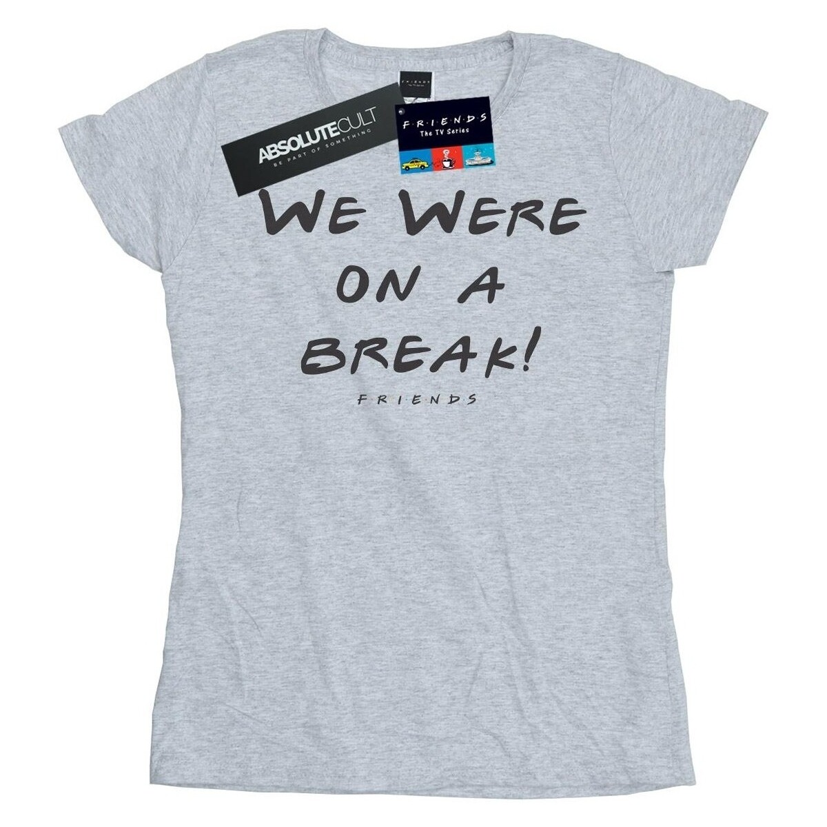 Abbigliamento Donna T-shirts a maniche lunghe Friends We Were On A Break Text Grigio