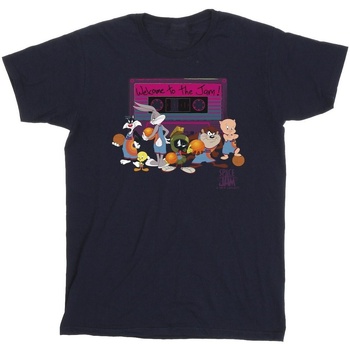Abbigliamento Bambina T-shirts a maniche lunghe Space Jam: A New Legacy Team Cassette Blu