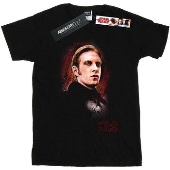 Abbigliamento Bambino T-shirt maniche corte Disney The Last Jedi General Hux Brushed Nero