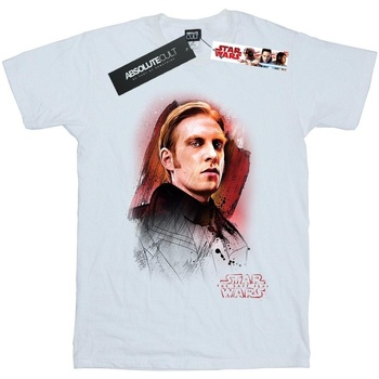 Abbigliamento Bambino T-shirt maniche corte Disney The Last Jedi General Hux Brushed Bianco