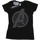 Abbigliamento Donna T-shirts a maniche lunghe Marvel Avengers Endgame Iconic Logo Nero