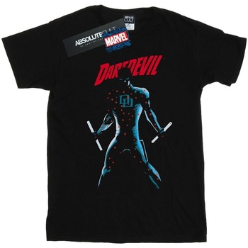 Abbigliamento Uomo T-shirts a maniche lunghe Marvel Daredevil On Target Nero
