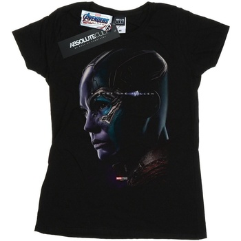 Abbigliamento Donna T-shirts a maniche lunghe Marvel Avengers Endgame Avenge The Fallen Nebula Nero