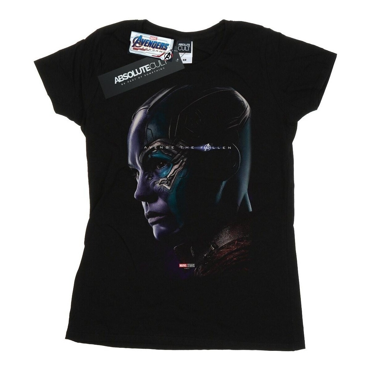 Abbigliamento Donna T-shirts a maniche lunghe Marvel Avengers Endgame Avenge The Fallen Nebula Nero