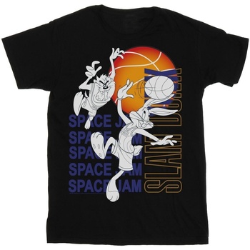 Abbigliamento Donna T-shirts a maniche lunghe Space Jam: A New Legacy Slam Dunk Alt Nero