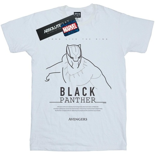 Abbigliamento Uomo T-shirts a maniche lunghe Marvel BI51326 Bianco