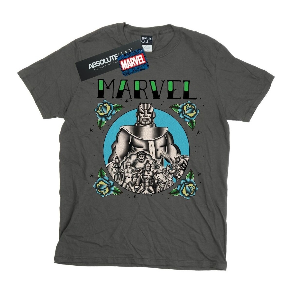 Abbigliamento Uomo T-shirts a maniche lunghe Marvel Avengers Group Tattoo Multicolore