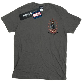 Abbigliamento Uomo T-shirts a maniche lunghe Marvel Black Widow Tattoo Breast Print Multicolore