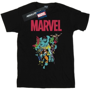 Abbigliamento Uomo T-shirts a maniche lunghe Marvel Avengers Pop Group Nero