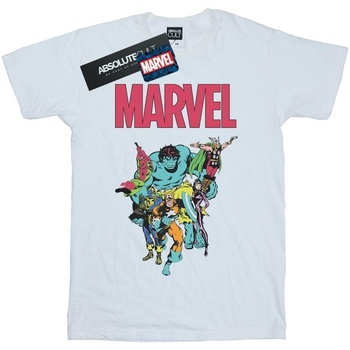 Abbigliamento Uomo T-shirts a maniche lunghe Marvel Avengers Pop Group Bianco