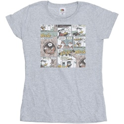 Abbigliamento Donna T-shirts a maniche lunghe Disney Chip 'n Dale Comic Grigio