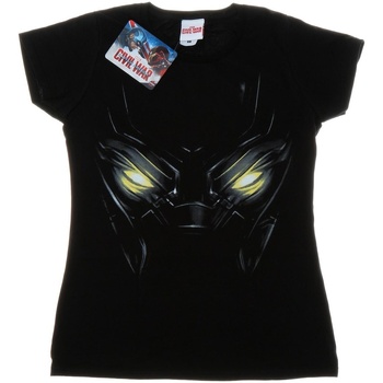 Abbigliamento Donna T-shirts a maniche lunghe Marvel Black Panther Eyes Nero