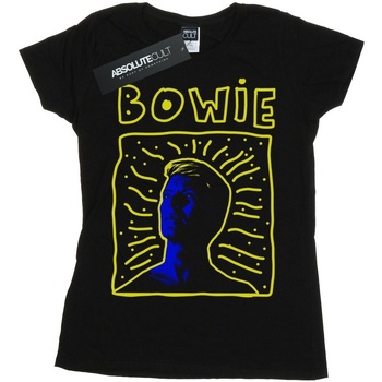 Abbigliamento Donna T-shirts a maniche lunghe David Bowie 90s Frame Nero