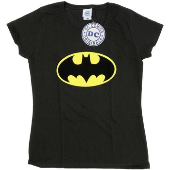 Abbigliamento Donna T-shirts a maniche lunghe Dc Comics Batman Logo Multicolore