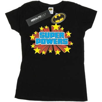 Abbigliamento Donna T-shirts a maniche lunghe Dc Comics Super Powers Logo Nero