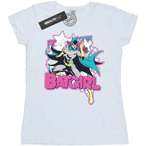 Abbigliamento Donna T-shirts a maniche lunghe Dc Comics Batgirl Leap Bianco