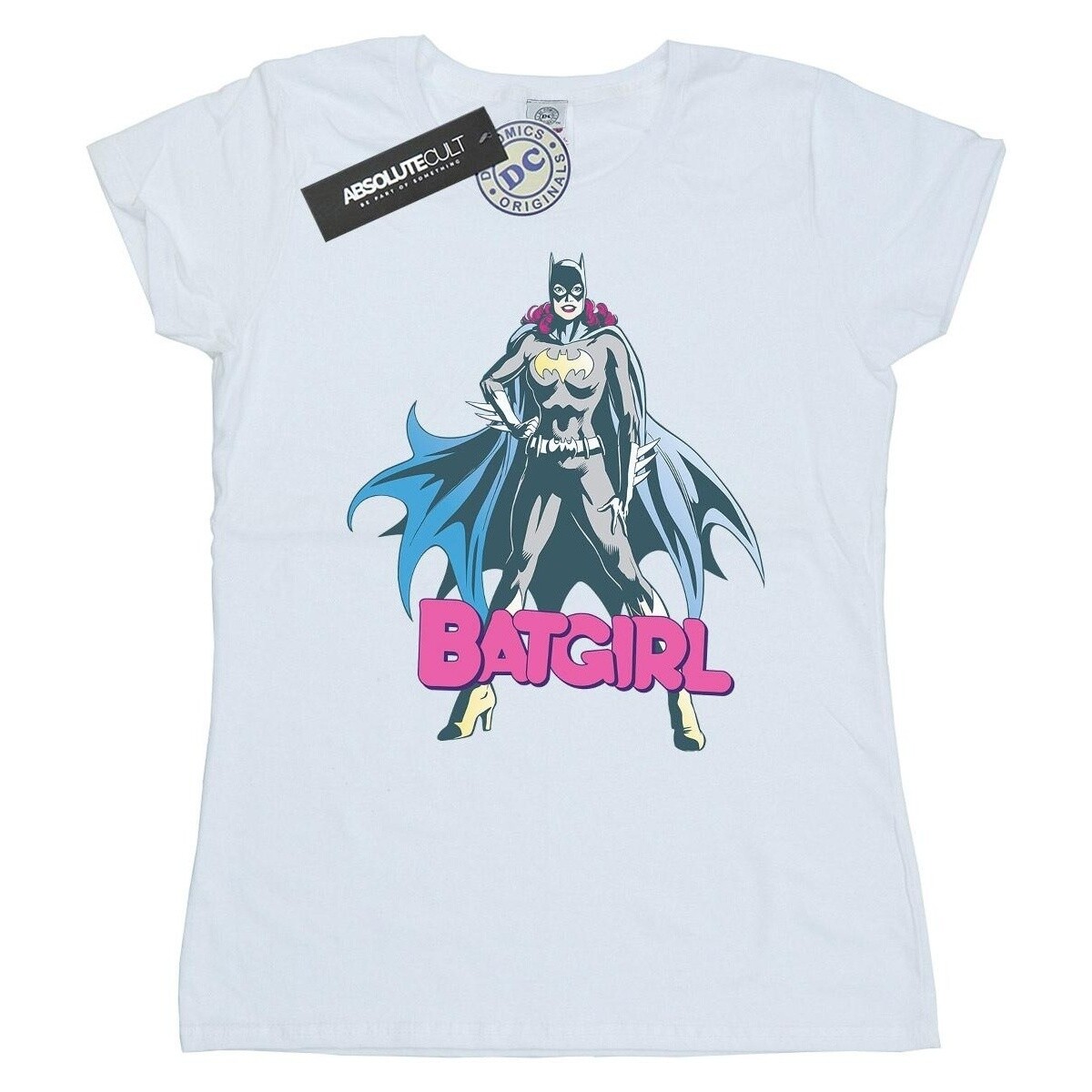 Abbigliamento Donna T-shirts a maniche lunghe Dc Comics Batgirl Pose Bianco