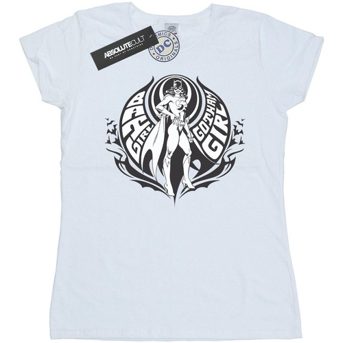 Abbigliamento Donna T-shirts a maniche lunghe Dc Comics Batgirl Gotham Girl Bianco