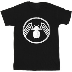 Abbigliamento Uomo T-shirts a maniche lunghe Marvel Venom Logo Emblem Nero